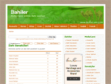 Tablet Screenshot of ilahiler.mollacami.com